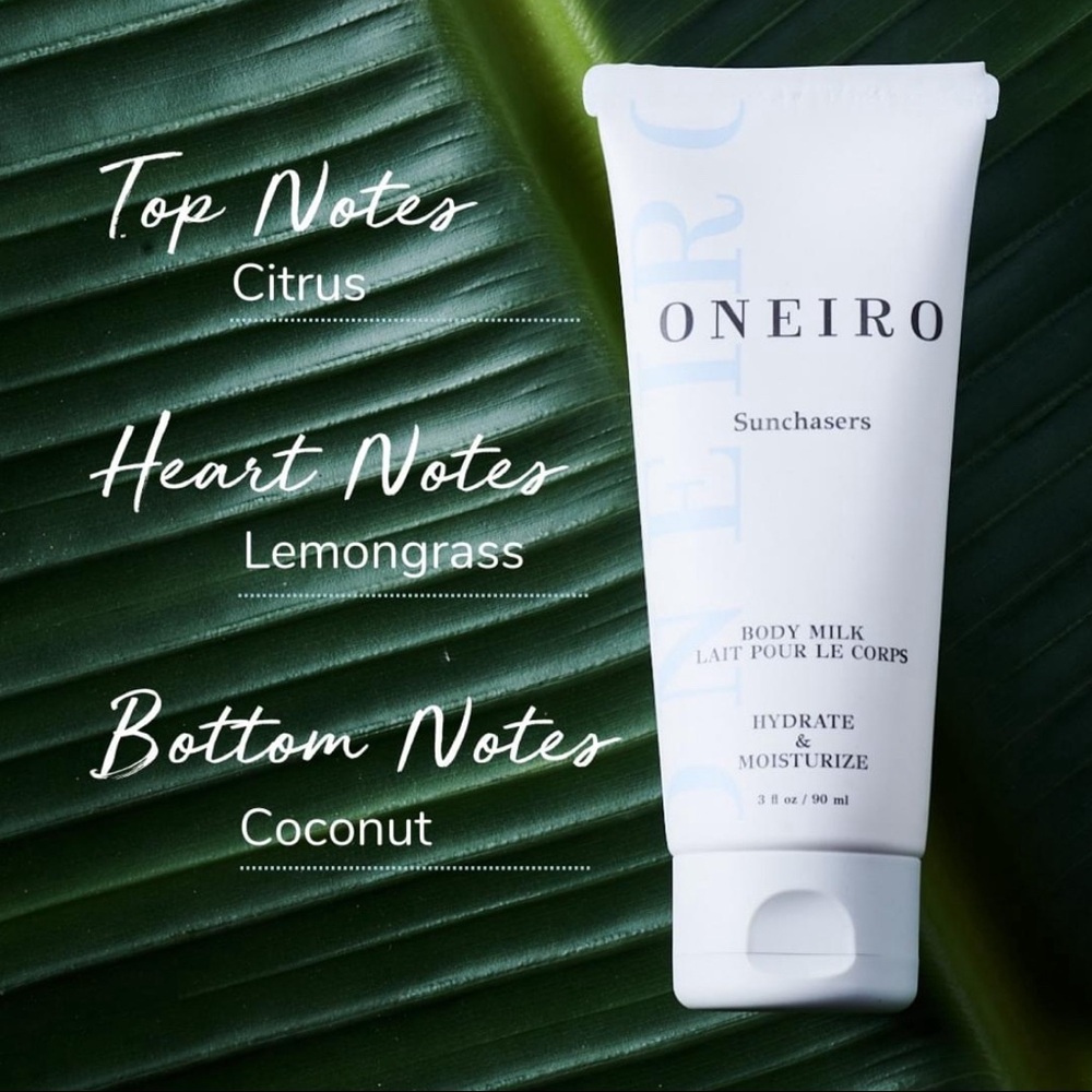 Oneiro Sunchasers body milk Hydrate & Moisturize‎ NWT